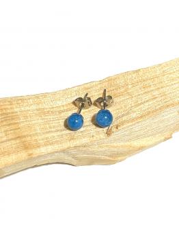 Boucles d oreilles puce apatite 1