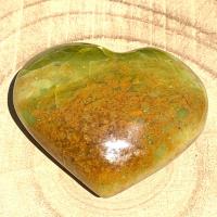 Coeur opale verte 11