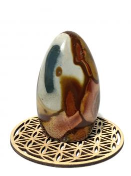 Découvrez notre jaspe polychrome, parfait pour retrouver énergie, ancrage et optimisme. Ses couleurs variées et ses énergies renforcent la vitalité, la joie de  vivre.