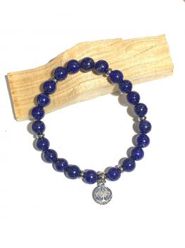 Lapis lazuli arbre de vie breloque