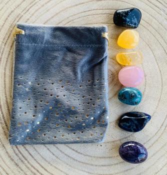 Pochette grise chakra